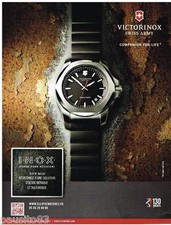 PUBLICITE ADVERTISING 0105  2014   la montre VICTORINOX  SWISS ARMY