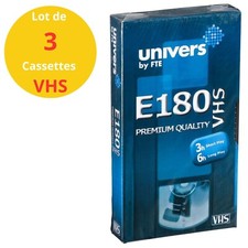 Cassette VHS Vierge - E180 - 3