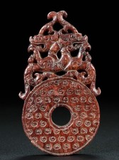 3.4'' ancien Jade sculpture