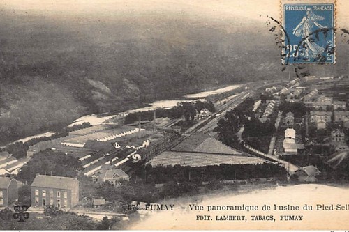 Fumay vue panoramique de - vue,