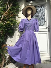 Très jolie robe vintage mauve, t. 36, théâtre...