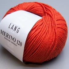 Lang Yarns Merino 120 - 211 - LL 120M / 50G - Taille De L'Aiguille 3,5 - 4
