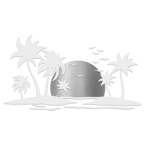 Lot autocollants plage - d'autocollants,