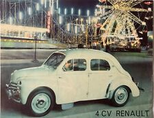 Publicité papier Renault 4