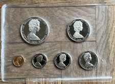 Set De 6 Pièces Des Iles Vierges Britanniques De 1974 Franklin Proof Set (012)
