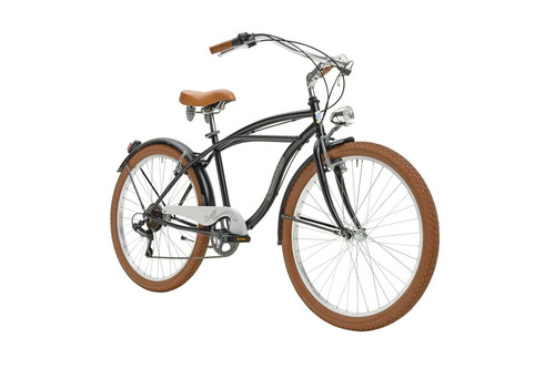 Vélo cruiser homme noir mat - cruiser,