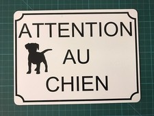 panneau  "Attention au CHIEN"
