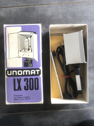 Lampe halogène vintage unomat - vintage,