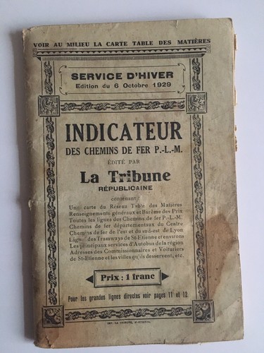 Indicateur des chemins fer - des, de