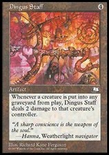 MRM FR/VF Baton de dingus (Dingus Staff) MTG magic WTH