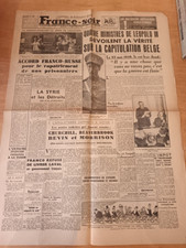 WW2 GUERRE 39/45 JOURNAL