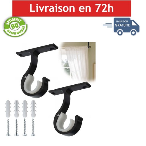 Supports tringle rideaux - supports,