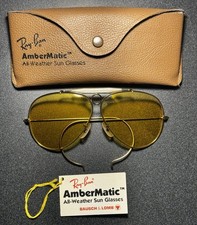 Vtg B&L Ray-Ban Ambermatic