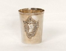 Timbale gobelet argent massif