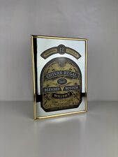 Sublime Miroir Chivas Regal, Blended Scotch Whisky Sérigraphié Vintage, 1970