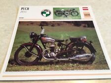 Carte moto Puch 250 S4 1935 collection Atlas motorbike Autriche