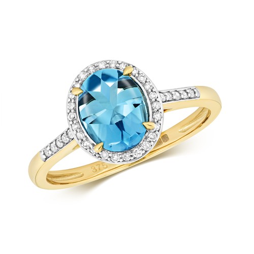 Bague femme pavage jaune - femme,