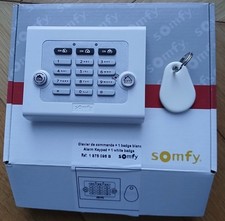 Somfy - Alarme Protexial IO - Clavier et badge blanc