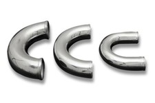 Coude en aluminium 180' 30 cm coude en aluminium diamètre extérieur 16-102 mm