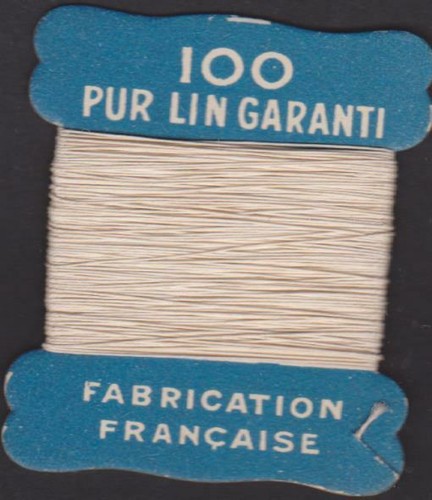 Ancienne carte fil lin - carte,