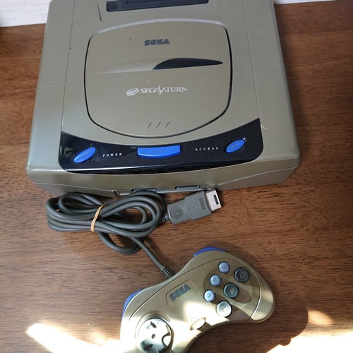 Console sega saturn gray - console,