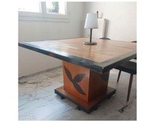 Table salle manger bois - table,