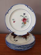 6 Assiettes Plates 24,5 cm  de