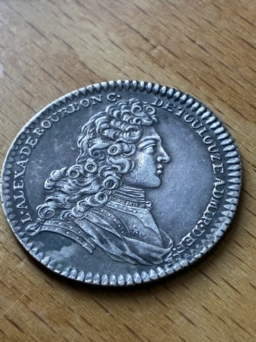 Jeton argent louis marine - xv,