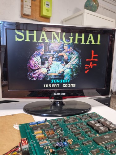 Bootleg pcb jamma shanghai jeu - pcb,