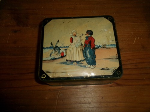 Ancienne boîte métal - boÎte, en