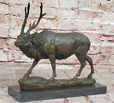 Statue En Bronze De Cerf Élan
