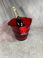 Seau à champagne vintage Mumm Cordon Rouge en plastique Made in France