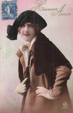 CP ROSE HEUREUSE ANNEE FEMME