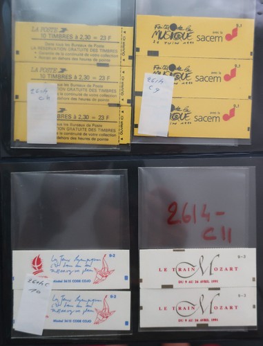 Carnets timbres de - de,