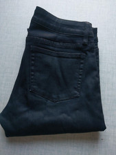 pantalon femme noir the koopies short fit taille 27 ( 37 ) noir huilé