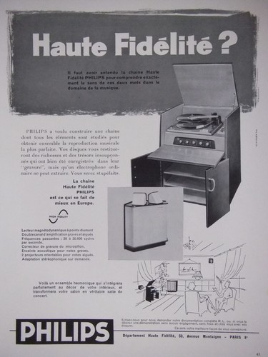 Publicité philips chaine - philips,