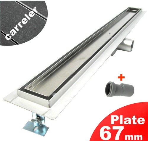 Caniveau pour douche inox 800 - caniveau,
