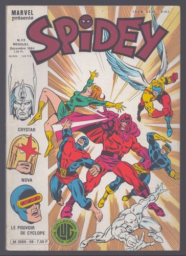 Spidey lug 1984 - spidey, n°59