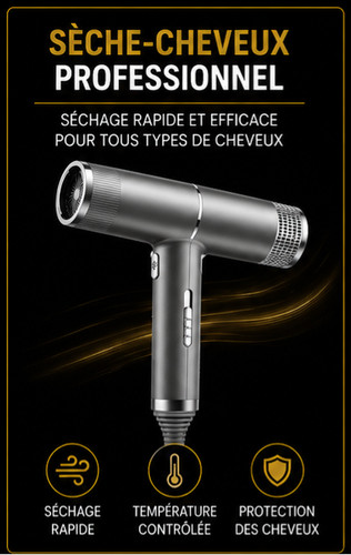 Sèche cheveux haute vitesse - haute,