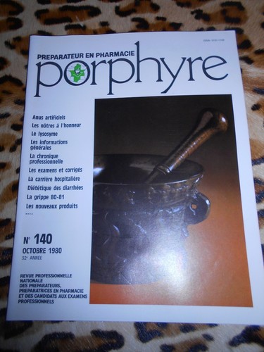Revue porphyre préparateur - porphyre,,