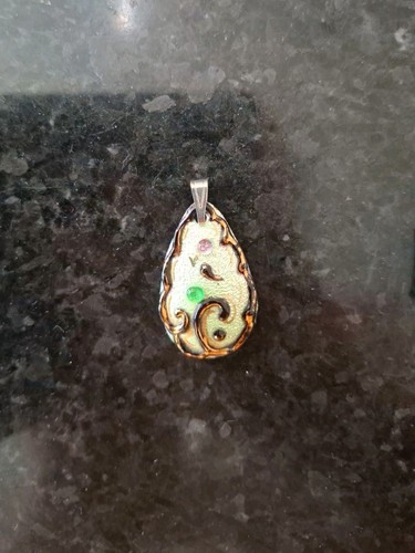 Pendentif émaux limoges - en,