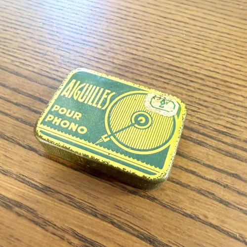 Boîte aiguilles pour phono - aiguilles,