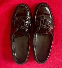 SEBAGO DOCKSIDES VERNIES NOIRES - COLLECTOR Très bon état - Taille  Eur  43,5