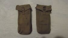 militaria britannique / canadien ww2  pouches.  a servi pour reconstitution. po