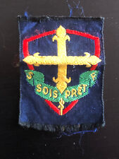 Scoutisme : ancien insigne de béret des scouts de France 1942