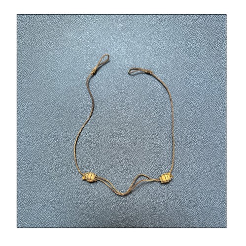 Jugulaire casquette marine