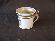 Rare ancienne tasse en porcelaine de Paris dans le style Pouyat ou Dagoty