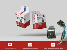 Traceur GPS 4G discret avec relai – suivi fiable et installation facile