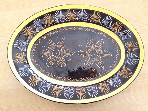 Plat ovale henriot quimper - plat,