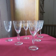 6 verres a vin blanc en